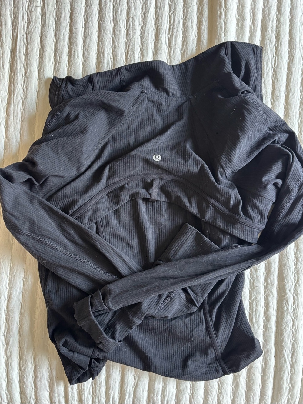 Lululemon Define Jacket - Black Ribbed - Picture 2 of 2